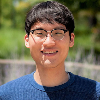 Seokhyun Chung smiles and poses for a portrait.