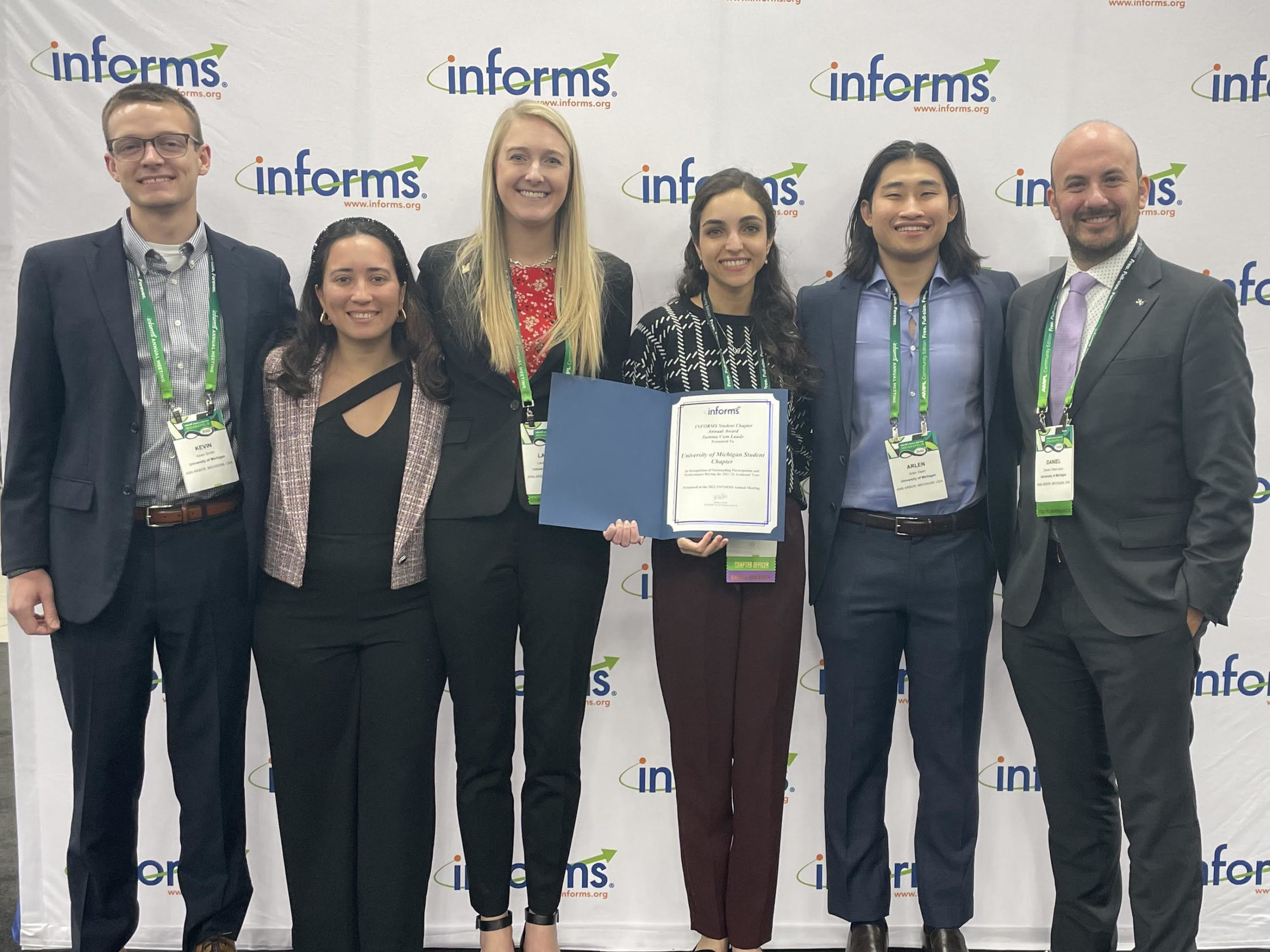 U-M Industrial and Operations Engineering wins several awards at the 2022 INFORMS Annual Meeting