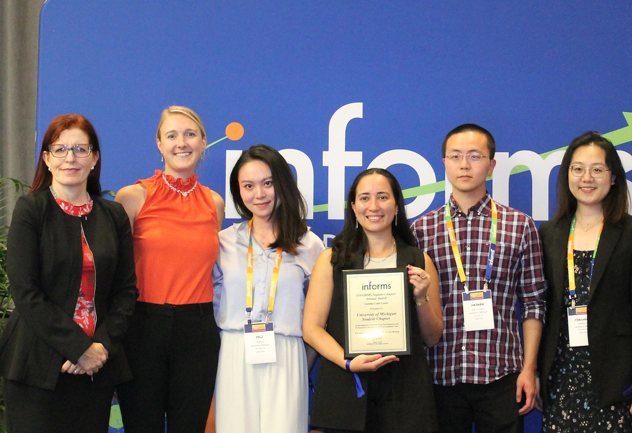 U-M IOE takes home awards from the INFORMS Annual Meeting