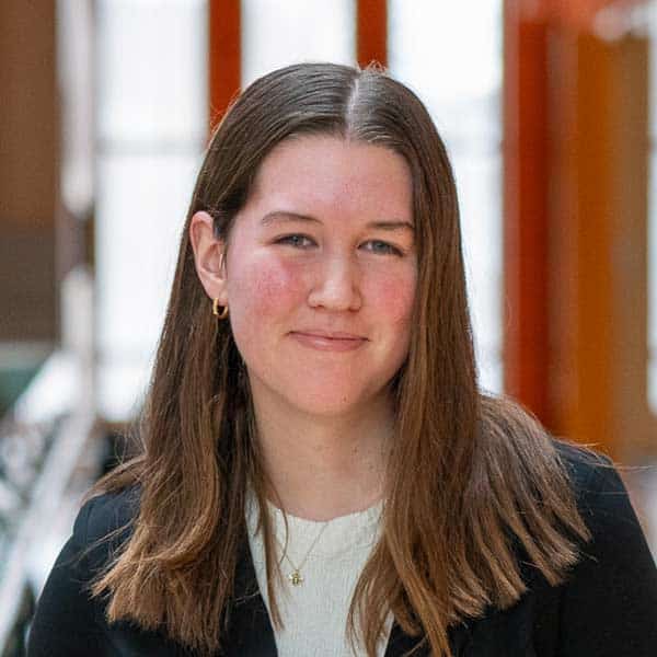 Megan Gottfried smiles and poses for a portrait.